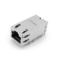 Pulse Electronics JXT7-1140NL Modular CONN,RJ45,1X1,10GPP,1:1,100W,YG/G,TY
