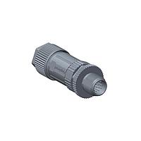 Amphenol LTW MSAS-12BMMA-SL7001 Sensor Cables / Actuator Cables M12 Circular Metric Connector, A Code, Metal, 1.5A, 12 pins, Male Connector, Male Contact, Straight, Screw Thread, Solder, Field Installable, F4.5 - F6.5mm, IP67 Mated