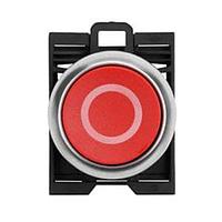 Eaton M22-D-R-X0 Pushbutton Operators NON-ILL MOM PB SIL-BZL FLSH RED ETCHED