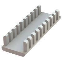 Essentra Components MGS-5-01 Grommet Strip Grommet Strip,Nat,.192-.255 in Hold