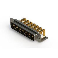EDAC 629-24W7250-4N3 Mixed Contact D-Sub Connectors Right-angle Power Combo D-Sub Connector