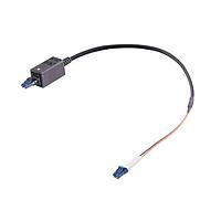 HARTING 33262310050016 Fiber Optic Cable Assemblies HARTING PushPull V4 v2.0 SFP overmolded Cable Assembly, PushPull XS LC to IP20 LC duplex, SM 9/125um, PUR, 5m - version for long housing
