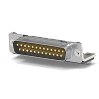 AMP Connectors - TE Connectivity 1-338170-2 Plug PLUG 25P R/A T/H 30GOLD
