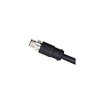 Amphenol LTW M8AS-06BMMM-SL7D05 Sensor Cables / Actuator Cables Guided M8 Circular Metric Connector, Metal, 2A, 06 pins, Male Connector, Male Contact, Straight, Screw Thread, Overmolded, Length 5000mm, IP67 Mated