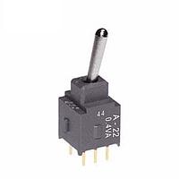 NKK Switches A24AP Process Sealed Subminiature Toggles SP3T .394 STRAIGHT