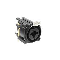 Amphenol Audio ACJC10AV2 BULK Receptacles 1/4" XLR Chassis Mount C Type Stereo Vert PCB Switching Ground Switch Latching