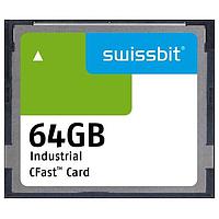 Swissbit SFCA064GH1AO4TO-I-QC-216-STD CFast Cards F-800 64 GB SLC Flash -40C to +85C SUGGESTED ALT SFCA064GH1AO4TO-I-QC-226-STD