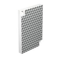 Banner Engineering BRT-60X40AF Reflector Retroreflective Target: Rectangular 60 x 40 mm; Reflectivity Factor: 1.4; Anti-fogging coating White Plastic - two screw holes for mounting