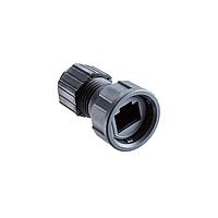 Amphenol LTW RJ-00BMMA-SL7003 Circular Backshell RJ45, Large Size, 1.5A, Field Installable, Straight