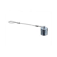 Amphenol LTW CAP-DLBMQCE3 Accessories FLOS & FLOS+, Dust Cap With Steel Line, Metal, Male Conecctor, Push Pull, IP50