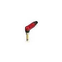NEUTRIK NP2RX-AU-SILENT Phone Connectors 2 POLE GOLD RT ANGLE RED SILENT SWITCH