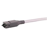 HARTING 33400200202030 Overmolded Cables Han 1A Overmolded 3+PE lever locking, male to flying leads - PVC 3m