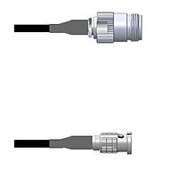 Amphenol Custom Cable Q-2000V0003048i RF Cable Assemblies N-SJ/HDBNC-SP G174 48I