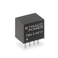 TRACO Power TMU 3-1212 Isolated 3W DC/DC Converter isolated, unregulated in a PCB Mount Plastic Case