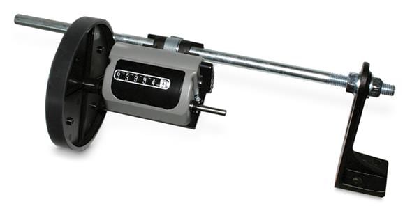 Industrial rotary counter used for monitoring machine revolutions and equipment cycles