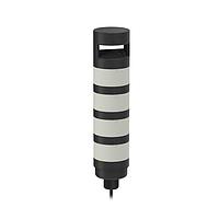 Banner Engineering TL70BGYRAL Tower Lights TL70 Tower Light, Black Housing: 4-Color Loud Audible Indicator; Voltage: 12-30 V dc; Environmental Rating: IP65; Input: Bimodal; Colors: Blue Green Yellow Red; 2 m (6.5 ft) Integral Cable