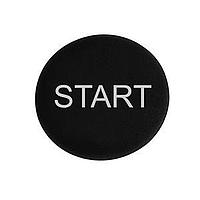Eaton M22-XD-S-GB1 Button Plates FLSH BLK ETCHED BUTTON FOR NON-ILL PB