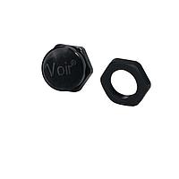 Bud Industries IPV-67161-B Vent Plug IP67 Air and Moisture Vent, M16*1.5, 0.79"