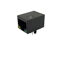 Adam Tech MTJ-88TX1-LH Modular RJ45 MODULAR JACK, DIP, SIDE ENT