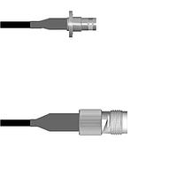 Amphenol Custom Cable Q-0804J0008036i RF Cable Assemblies BNC-SJB/TNC-SJ RG58 36I