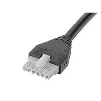 Molex 217159-0610 Discrete Wire MFJr-Pigtail OTS Cable SR 1m 6 Ckts Blk