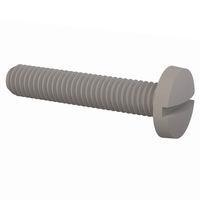 Essentra Components 011032B100 Machine Screw Binder Slotted Screw, #10-32 Thread, 1 in Lg