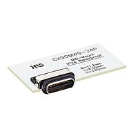 Hirose Electric CX90MW9-24P USB Type C Receptacle, USB4, 24pos., 5A, right angle