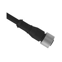 Banner Engineering MQDC-630 Sensor Cables / Actuator Cables Cordset: Single Ended M12; 6-pin Straight Female; 9.14 m 6x24 Black PVC Jacket; Nickel-Plated Brass Coupling Nut