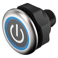 EAO 84-ADKS-B14-04AE Touch Sensor Series 84 IO-Link Touch stainless steel-Dynamic, Symbol B14, 8.4...32V DC, Automatic, PNP-NO, 3-pol., connector M12, LED1: Green, LED2: Red, Configuration: 1198