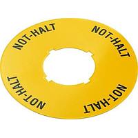 RAFI 5.76.204.118/0400 Switch Hardware LABEL OPAQUE YELLOW