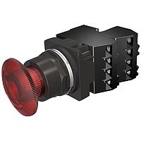 SIEMENS 52BR8ERG Push Turn PTR,NEMA4X,MTD,FV 120V INC,FULL RED,2NC