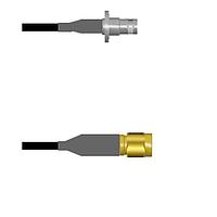 Amphenol Custom Cable Q-080690008144i RF Cable Assemblies BNC-SJB/SMA-SP RG58 144I