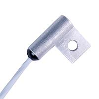 OMEGA ON-931-44033-40-H170 Bolt-On Thermistor Sensor with Aluminum Flag Housing (± 0.1 °C (± 0.18 °F), 2252 Ω, Stripped Leads)
