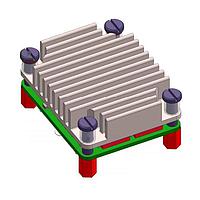 Trenz Electronic 26921 Straight Heat Sink for Trenz Electronic Modules TE0741-03, spring-loaded embedded