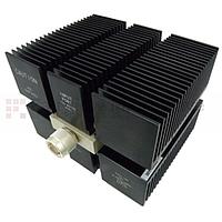 Fairview  SA8N150-20 20 dB Fixed Attenuator N Male To N Female Directional Up To 8 GHz Rated To 150 Watts With Black Aluminum Heatsink Body