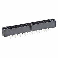 Harwin M80-5003422 Shrouded 17+17 POS VERT MALE 3mm TAIL W/JS TIN/LD