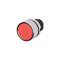 EAO 46-2134.3120.000 Round Actuator, oe 22.3 mm, oe 29,5 mm, flush, non illuminative, Red, Plastic, opaque, round, Silver, Metal, Maintained, IP65, IK03