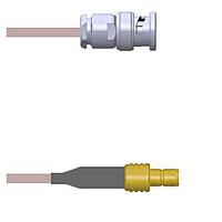 Amphenol Custom Cable Q-0J03L0005120i RF Cable Assemblies BNC-SP/SMB-SJ G316 120I