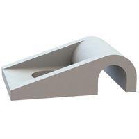 Essentra Components 22HDCC1720 Cable Clamp Heavy Duty Half U Clip, .172 Hold Dia, .203 Hole