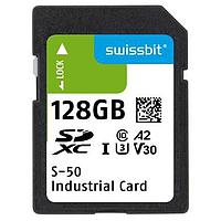 Swissbit SFSD128GL2AM1TO-I-7G-2A1-STD SD Cards Industrial SD Card, S-52, 128 GB, 3D TLC Flash, -40C to +85C