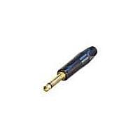 NEUTRIK NP2X-B-D Phone Connectors 1/4" MONO PLUG PX BLACK/GOLD - BULK