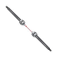 Banner Engineering PIT43U-VL Fiber Optic Cables Plastic Fiber, Opposed Mode; Core Dia.: 1 mm; Fiber Length 1 m; Thread M4; Flex Relief; Free cut; Vantage Line