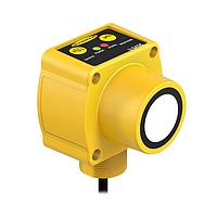Banner Engineering QT50UVR3WQ1 Ultrasonic Sensor QT50U Universal Voltage Series: Proximity Mode; Range: 200 mm - 8 m; Input: 85-264 V ac 50/60 Hz/48 to 250 V dc; Output: SPDT electromechanical relay; 5-pin MICRO-Style QD