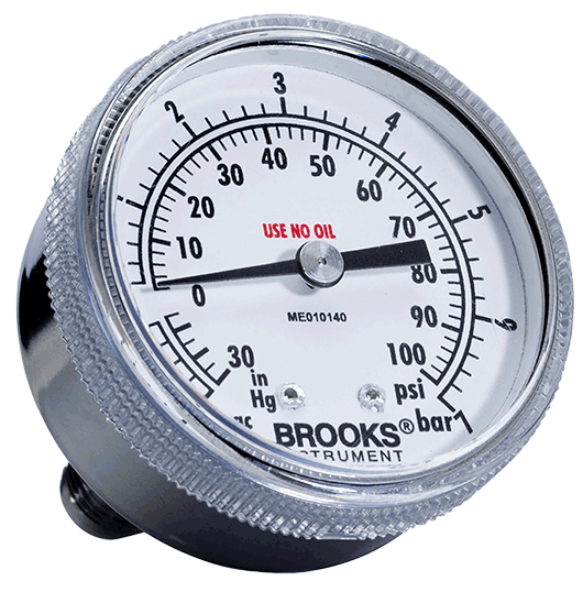 Industrial pressure gauge used for local pressure monitoring