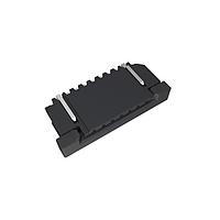Amphenol FCI SFW7R-6STE1LF Board Mount 1.00mm Flex Connector, SFW-R series, 7 Position, Top side Contact, Side Entry Surface Mount ZIF CIC Connector, Lead Free.