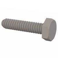 Essentra Components 010632H062 Cap Screw Hex Unslotted Bolt, #6-32 Thread, 5/8 Lg