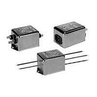 AMP Connectors - TE Connectivity 3EP7M Power Line Filters 3A 250V IEC FILTERED BULKHEAD MNT