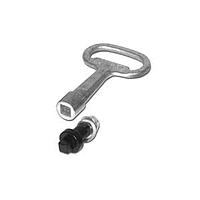 Hammond Manufacturing HMETRK6 Electrical Enclosures Escutcheon key - 6.5mm triangle