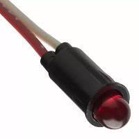 VCC 5102H1-5V LED Panel Mount Indicators RED DIFFUSED 1/4" MOUNTING HOLE