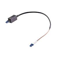 HARTING 33262310250016 Fiber Optic Cable Assemblies HARTING PushPull V4 v2.0 SFP overmolded Cable Assembly, PushPull XS LC to IP20 LC duplex, SM 9/125um, PUR, 25m - version for long housing